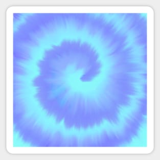 Blue Tie Dye Sticker